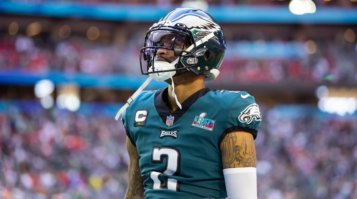 Eagles cornerback Darius Slay against the Kansas City Chiefs.